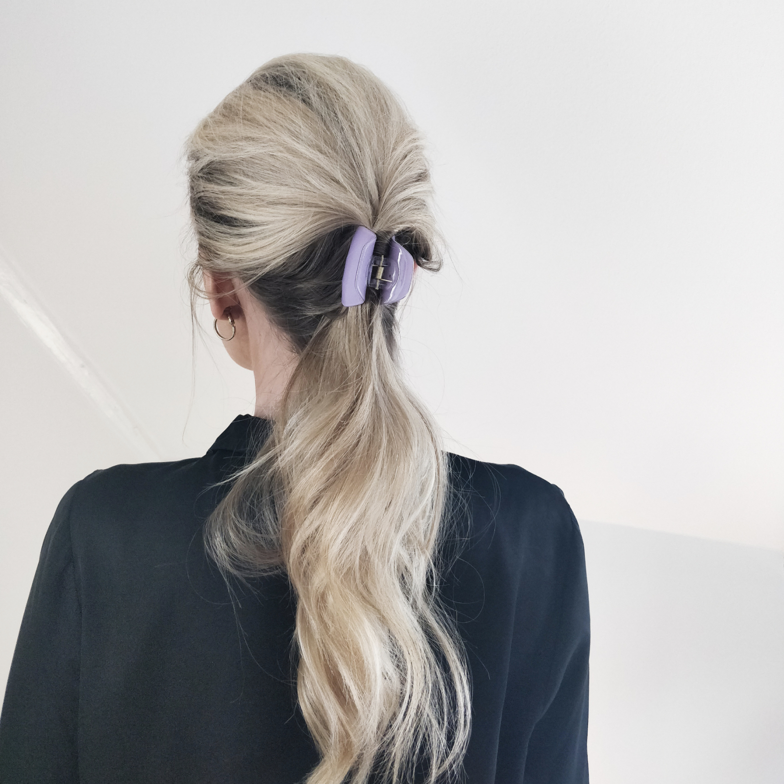 lilla hårklemme fra le mosch