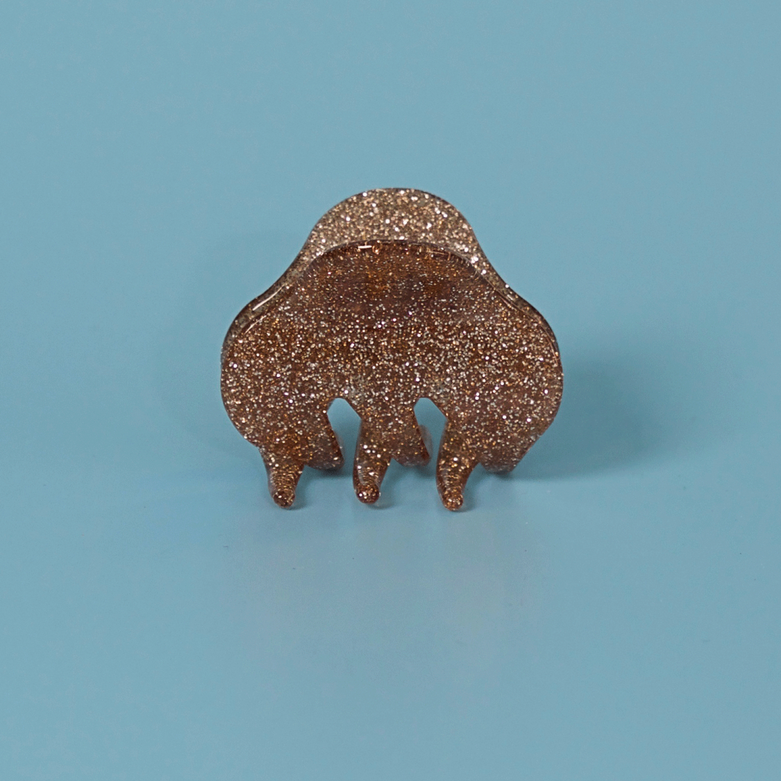 Melanie Hårklemme i glimmer gylden fra LÉ MOSCH,