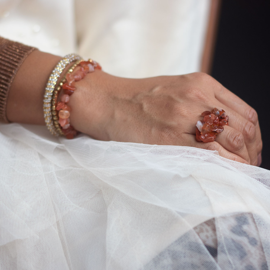 ring rød karneol fra le mosch