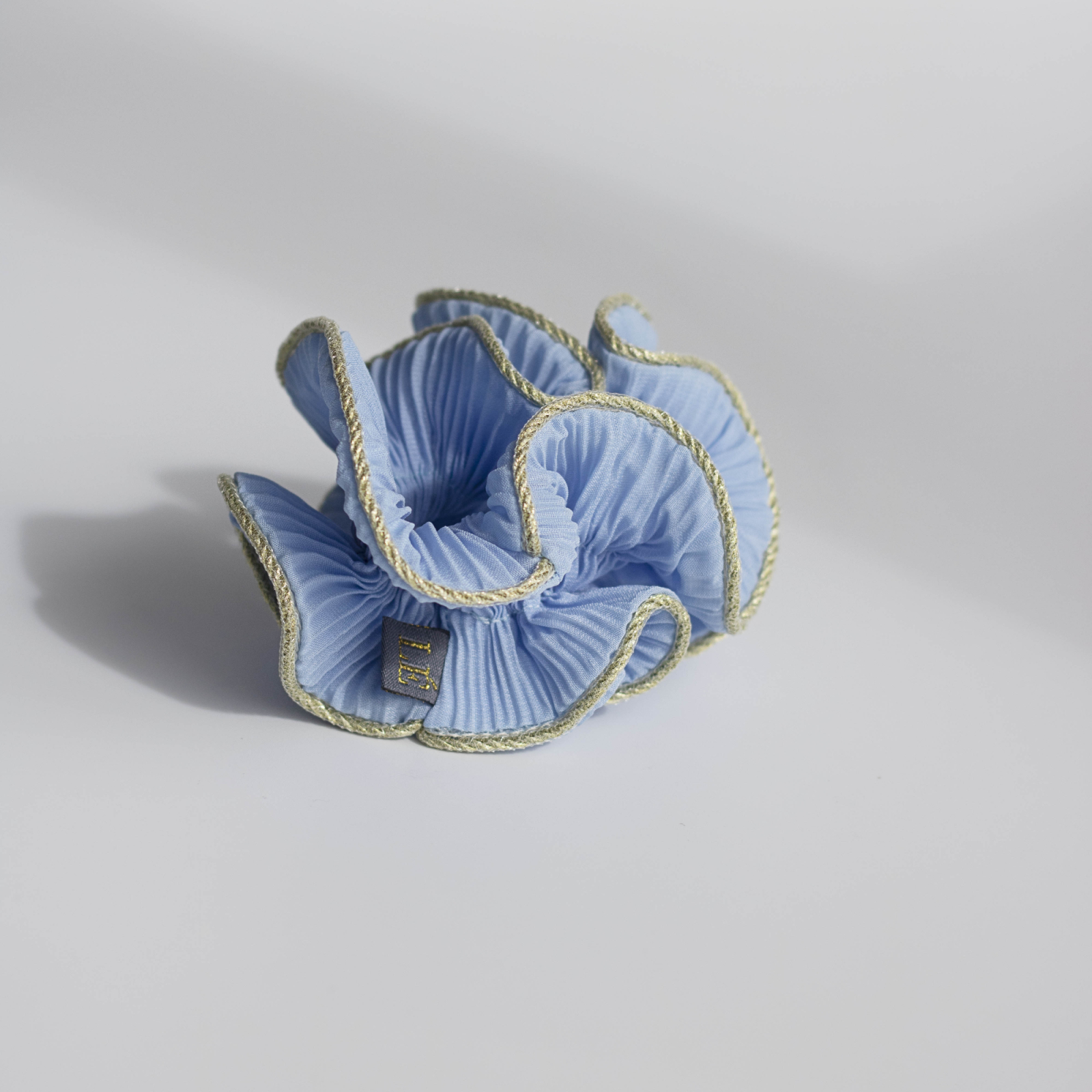 Blå jessie scrunchie le mosch