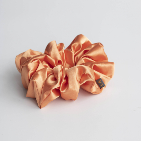 Silk MEGA Scrunchie i Orange fra le mosch