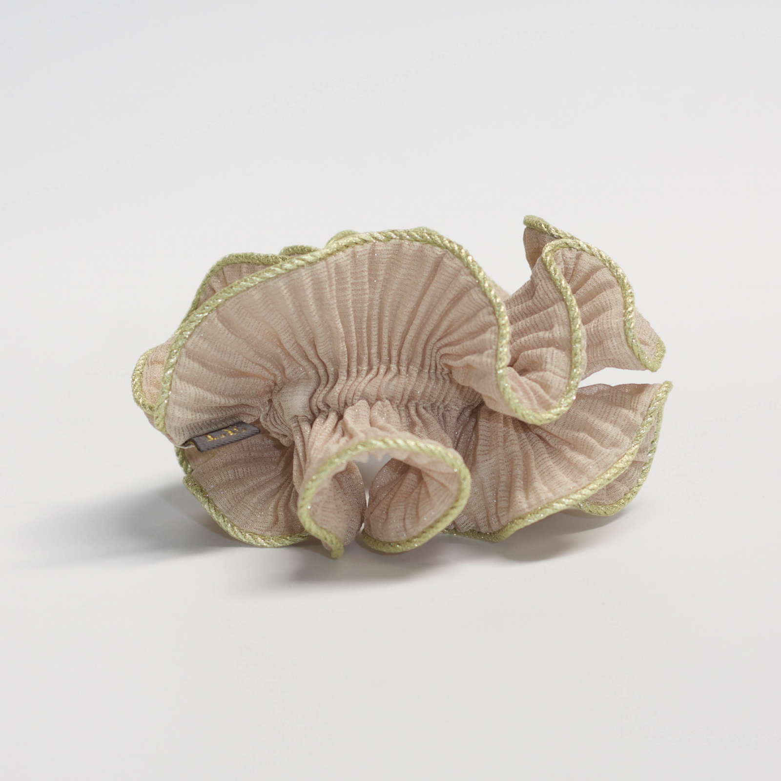 Hanne Scrunchie i Glitter creme fra le mosch