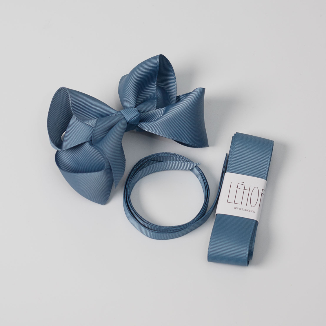 dåbsbånd i blå fra lehof