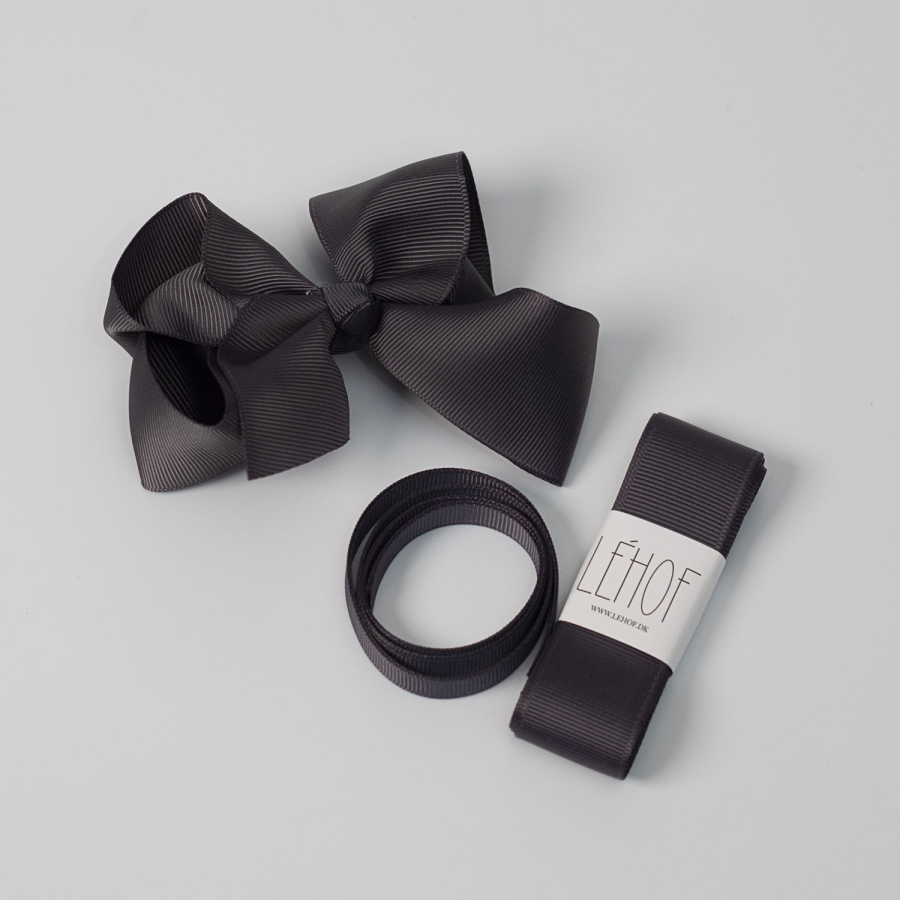 antrazit mørk grå dåbsbånd fra lehof