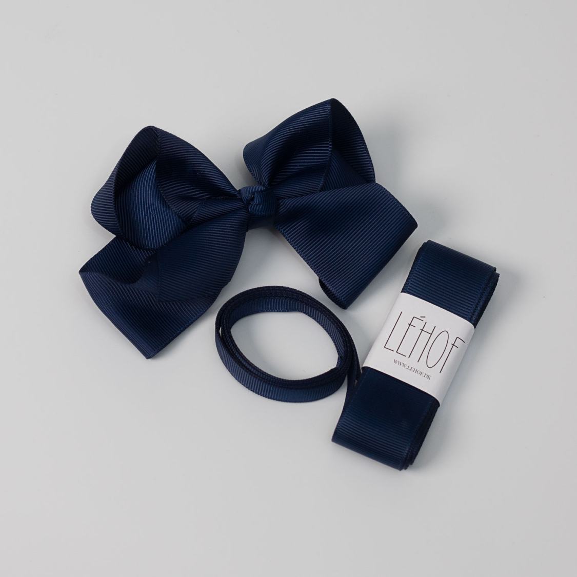 navy og mørk blå dåbsbånd dåbspakke fra lehof