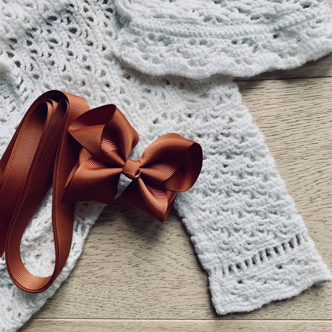 dåbsbånd i kobber farvet fra lehof