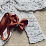 dåbsbånd i kobber farvet fra lehof