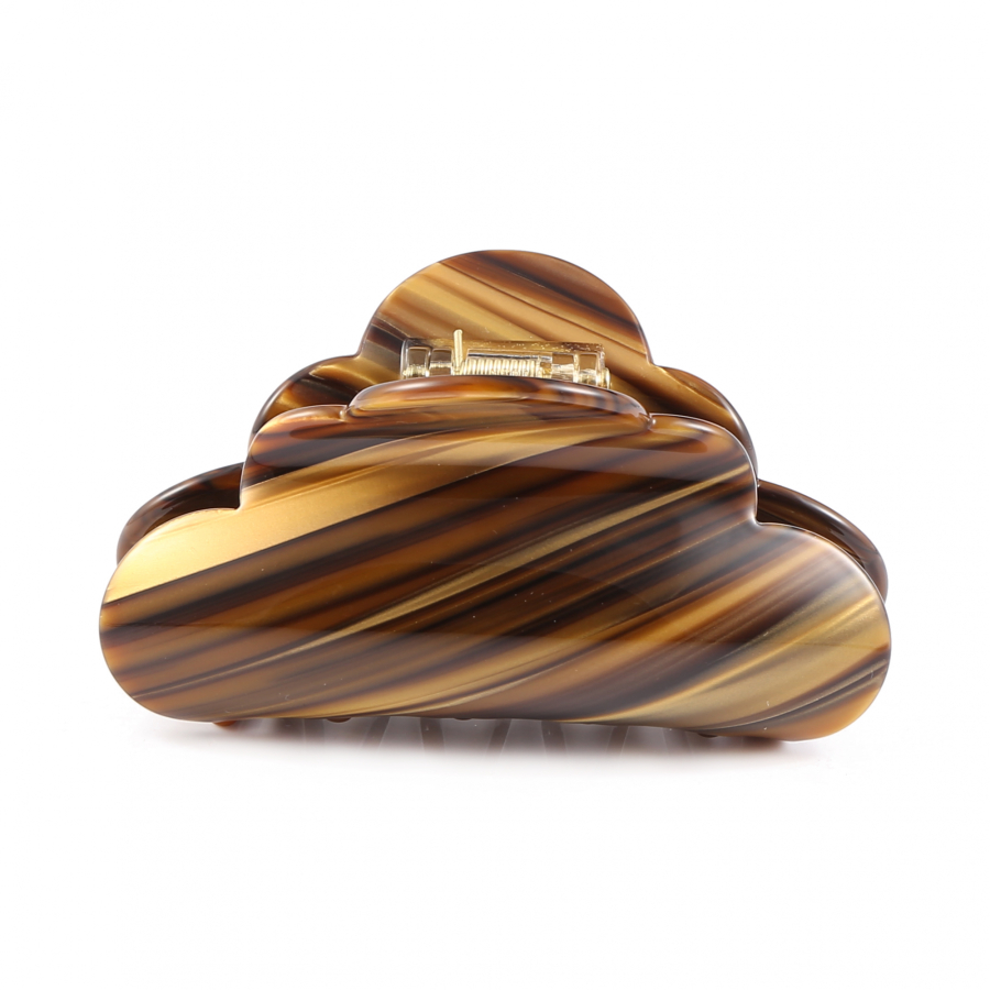 heaven hårklemme i tiger brun fra le mosch