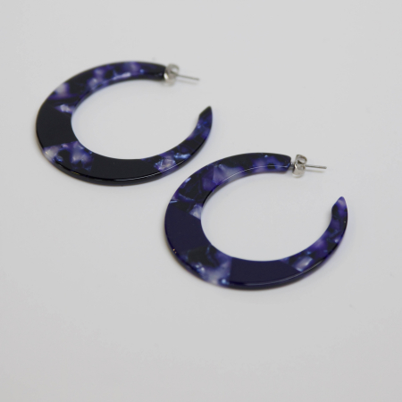 noa øreringe i blå fra le mosch