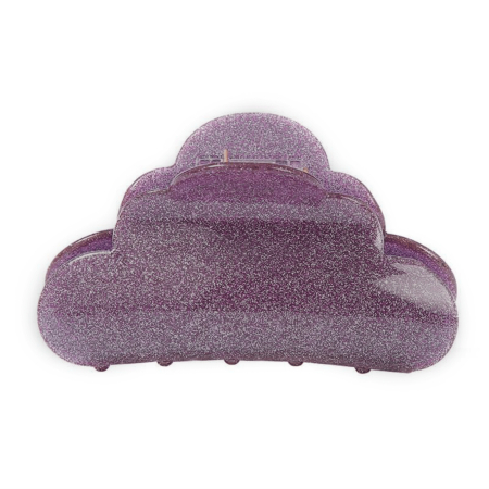 heaven hårklemme i glitter lilla