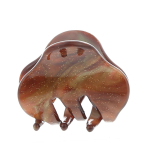 Melanie Hårklemme i Marmor Brun fra LÉ MOSCH,