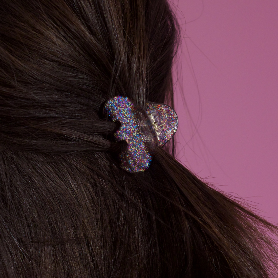 Melanie Hårklemme i glimmer Multi fra LÉ MOSCH,