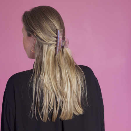 cloud glitter hårspænder med multi glimmer fra le mosch