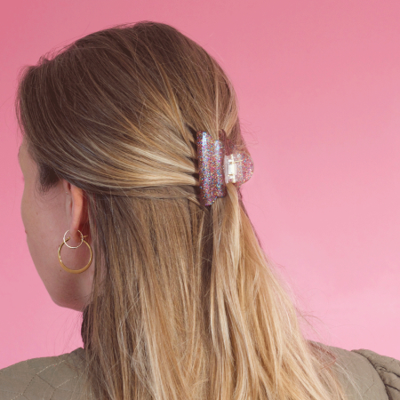Mini Heaven hårklemme i Glitter multi