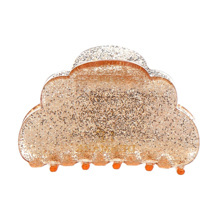 Mini Heaven hårklemme i Glitter Gylden