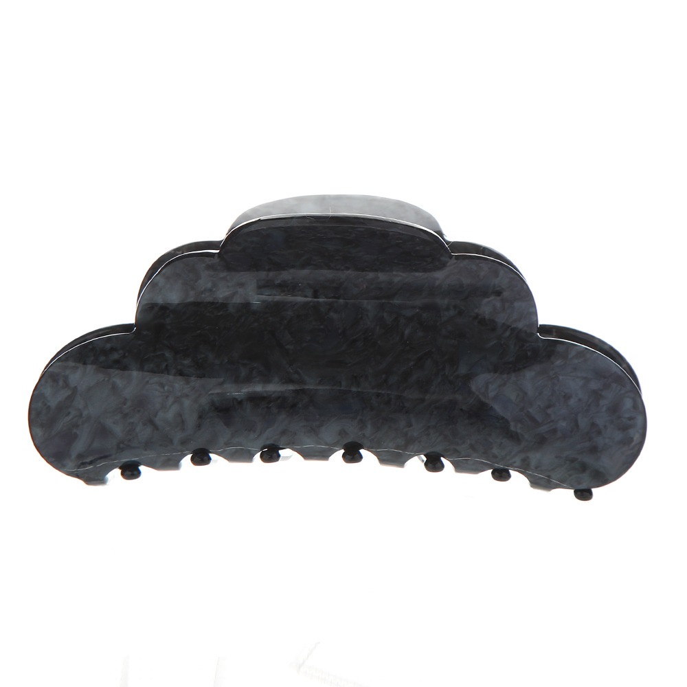 Mega Heaven hårklemme i Marmor Sort fra LÉ MOSCH,