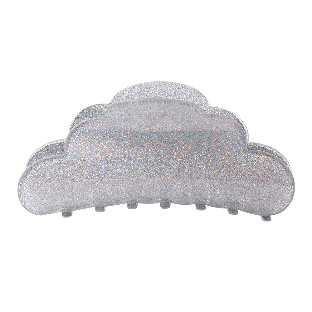 sølv glitter mega heaven hårklemme fra le mosch