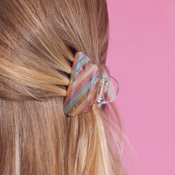 Mini Heaven hårklemme i Candy multi fra le mosch