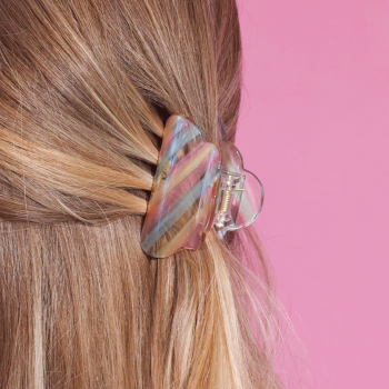 Mini Heaven hårklemme i Candy multi fra le mosch