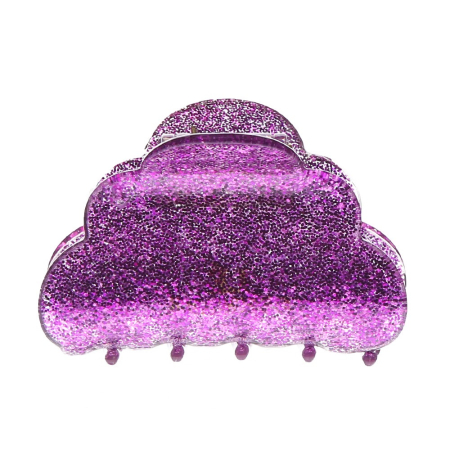 Mini Heaven hårklemme i Glitter Lilla