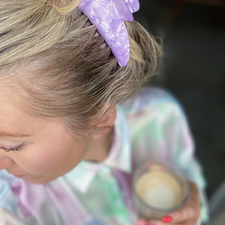 Cloud hårklemme i Pearl Lilla