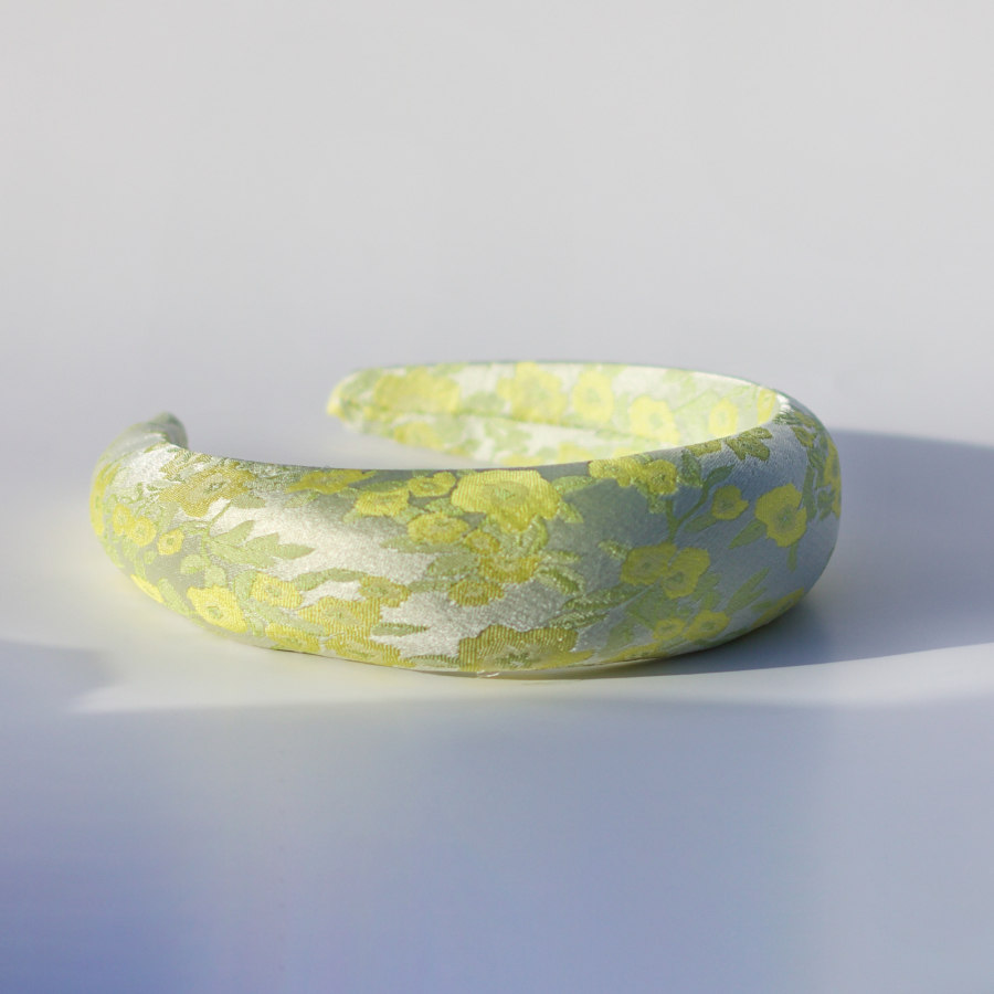 Yuku hårbøjle i Gul Lime fra le mosch