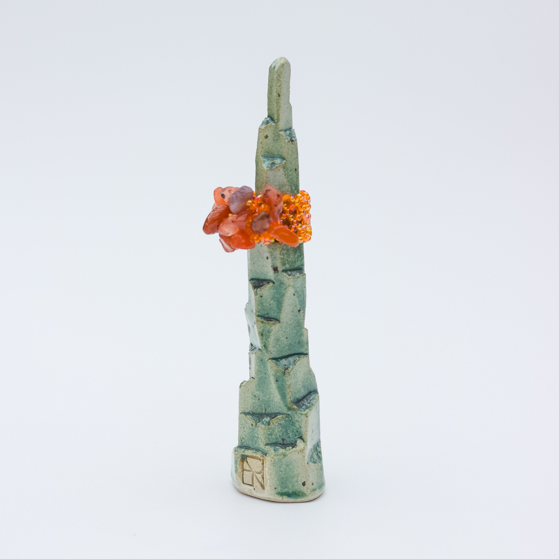 Lucky - ring rød karneol natursten fra le mosch