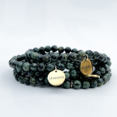 Haniel armbånd Grøn natursten 6mm fra le mosch Haniel armbånd Grøn natursten 6mm fra le mosch