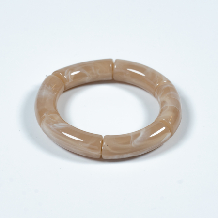 Margrethe armbånd i Nude 10mm fra le mosch