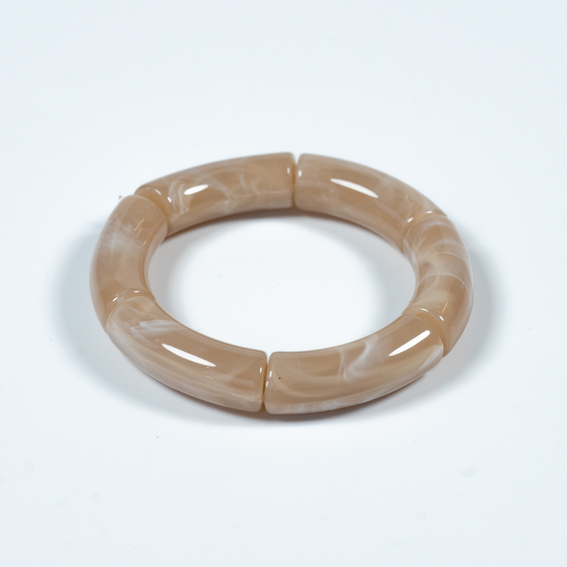 Margrethe armbånd i Nude 10mm fra le mosch