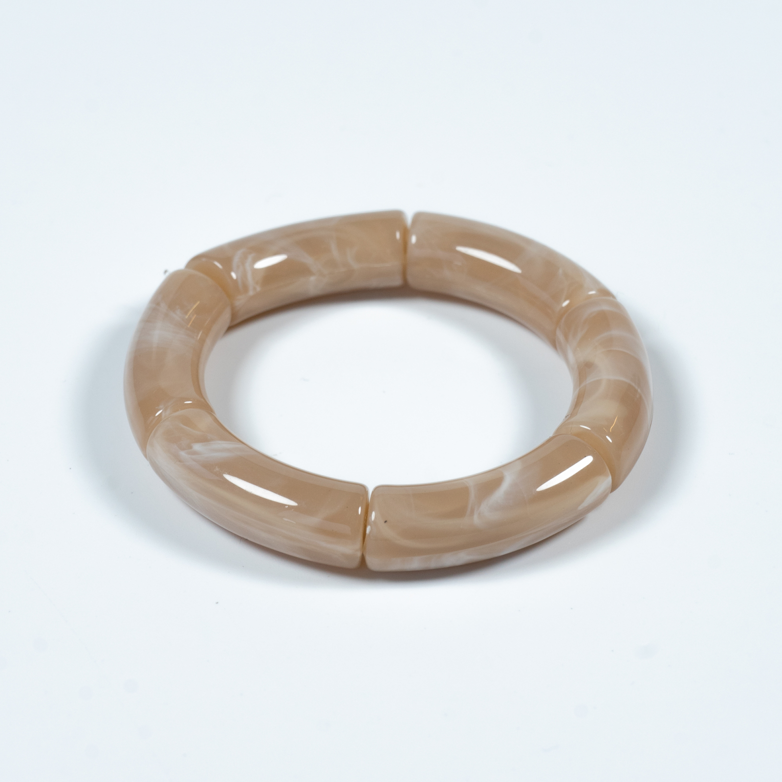 Margrethe armbånd i Nude 10mm fra le mosch