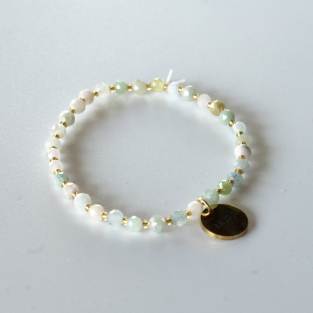Jophiel armbånd i Amazonit sten fra le mosch