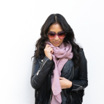 Kelly Tørklæde i Pudder fra le mosch