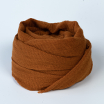 Orange bomuldstørklæde