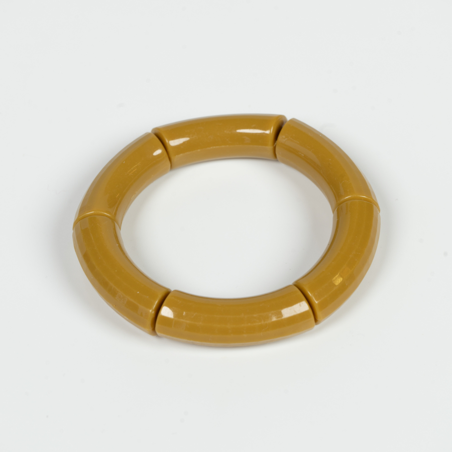 Margrethe armbånd i Oliven 10mm fra le mosch