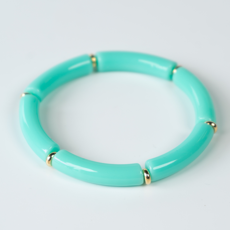 Martha armbånd i turkis grøn fra le mosch