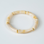 Martha armbånd i Marmor Creme fra le mosch