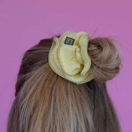Lys Gul jessie scrunchie le mosch