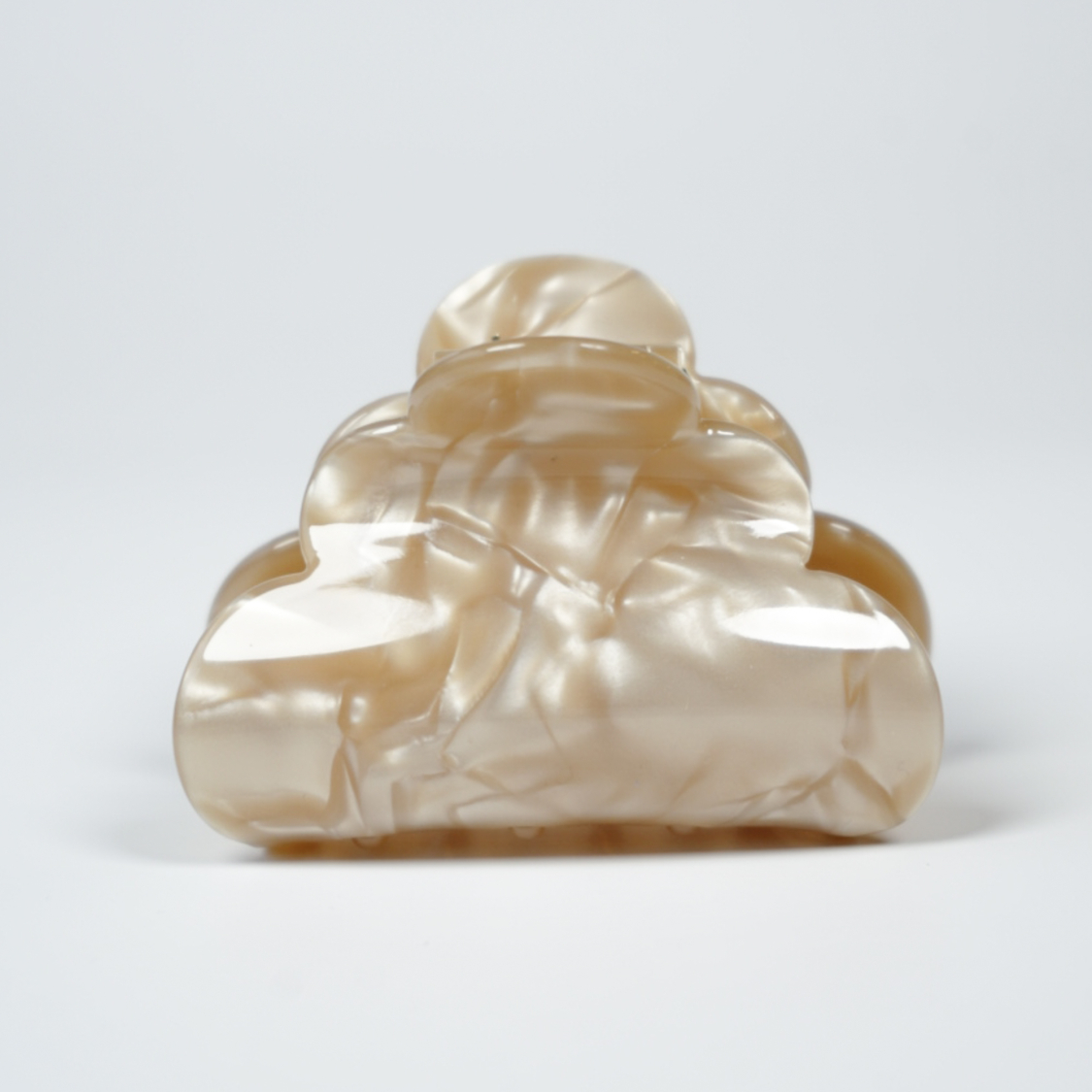 Mini Heaven hårklemme i Pearl Creme fra le mosch