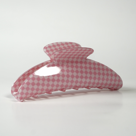 Cloud hårklemme i Ternet Pink