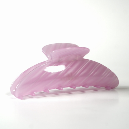 Cloud hårklemme i Rosa Strib
