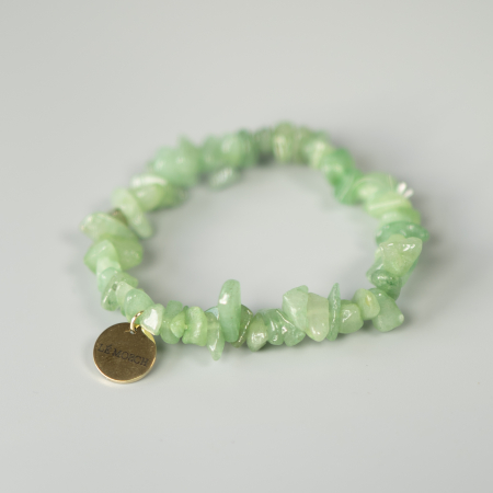 Lucky armbånd i peridot natursten fra le mosch