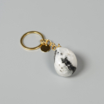 Regnbue Månesten nøglering