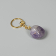 Nøglering med amethyst
