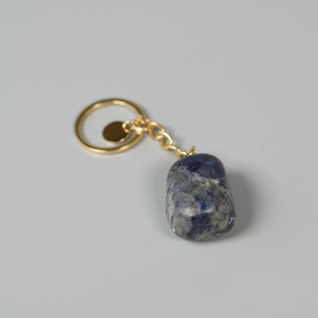Nøglering med Lapis Lazuli