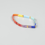 Xia armbånd i regnbuefarver fra le mosch