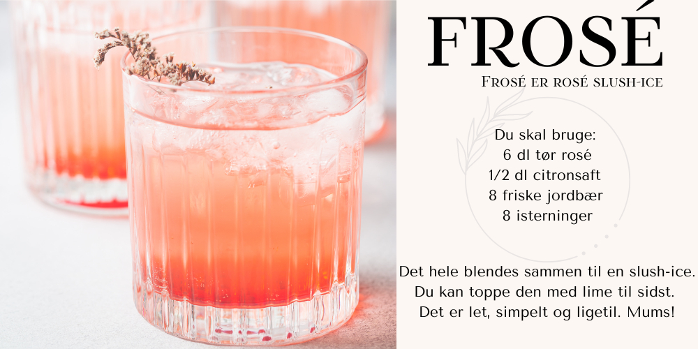 opskrift på frosé drinks le mosch