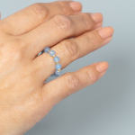 Ariel ring - Blå Jade fra le mosch