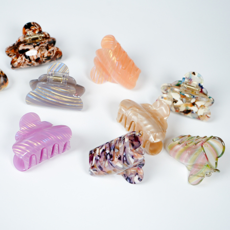 Mini Heaven hårklemme i Pearl Creme fra le mosch