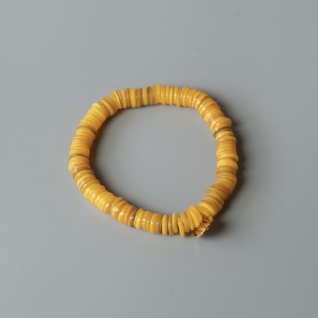 Ete Armbånd 8 mm Shell i Karry fra le mosch